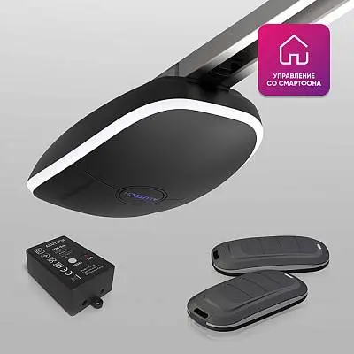 Умный привод ALUTECH Levigato LG‑1000F‑Sm для гаражных ворот + модуль Wi‑fi